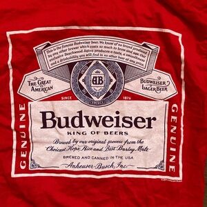Budweiser Red Graphic Men's Shirt